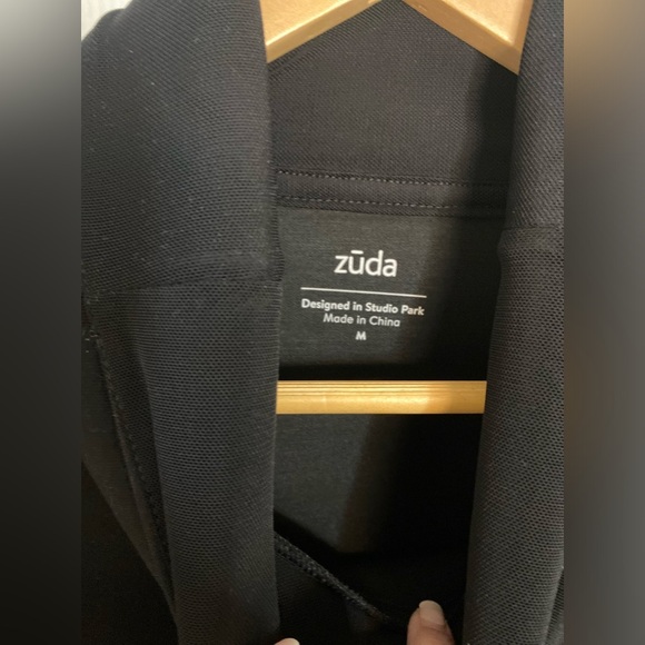 NWOT Zuda Women’s Funnel Neck Scuba Pullover - Picture 6 of 7